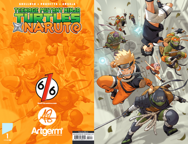 TEENAGE MUTANT NINJA TURTLES X NARUTO 1 EJIKURE Variant B LTD 600