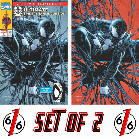 ULTIMATE SPIDER-MAN INCURSION #1 TYLER KIRKHAM 616 Trade Dress & Virgin Variant Set LTD 1000