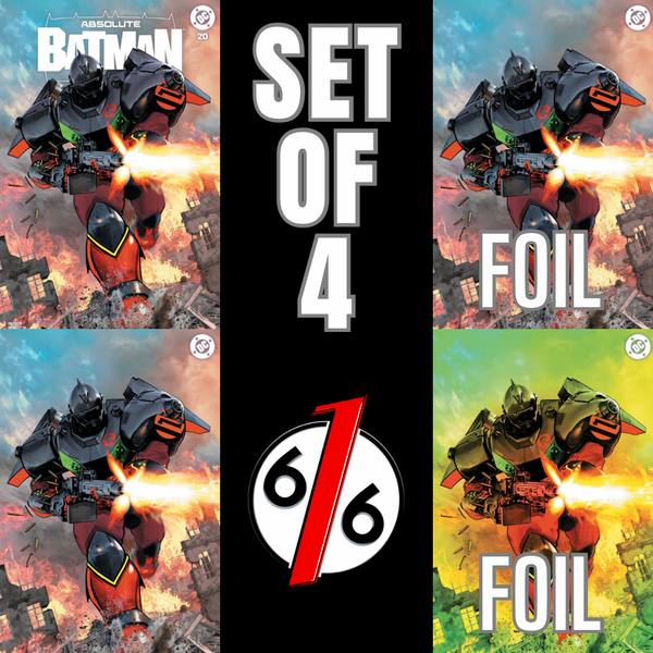 ABSOLUTE BATMAN #20 MIKE MAYHEW 616 COMICS Trade Dress & Virgin & FOIL Variant ABCD Set LTD 1000