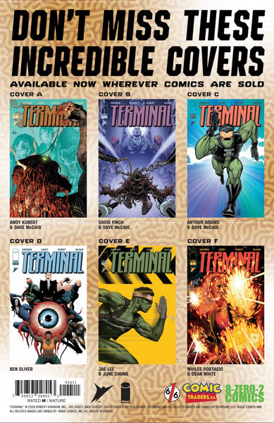 TERMINAL #4 TIAGO DA SILVA 616 COMICS Trade Dress Variant A LTD 1000