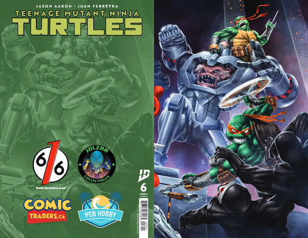 TEENAGE MUTANT NINJA TURTLES 6 PEEJAY CATACUTAN 616 Virgin Connecting Variant Set AB LTD 600