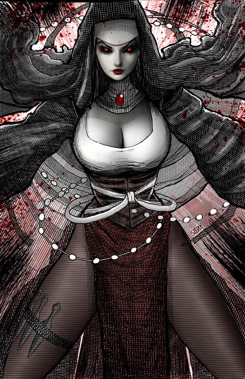 MARIAN HERETIC #1 NATHAN SZERDY 616 COMICS Virgin Variant A LTD 500