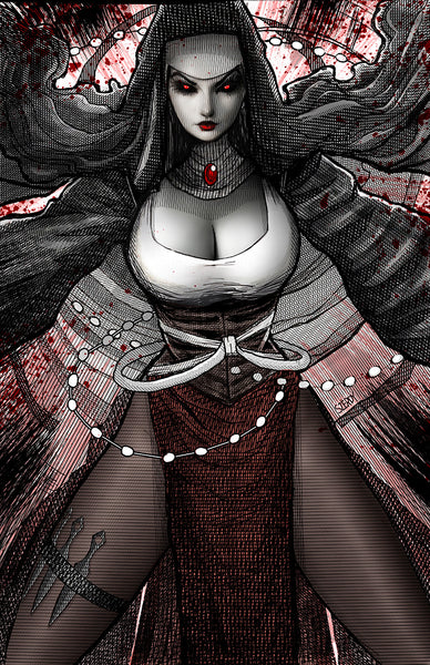 MARIAN HERETIC #1 NATHAN SZERDY 616 COMICS Virgin & FOIL Variant Set LTD 500