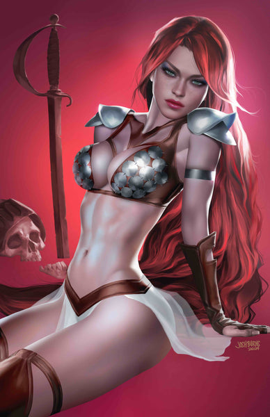 VAMPIRELLA & RED SONJA JOSH BURNS 616 Virgin Variant B Set Of 2 LTD 500