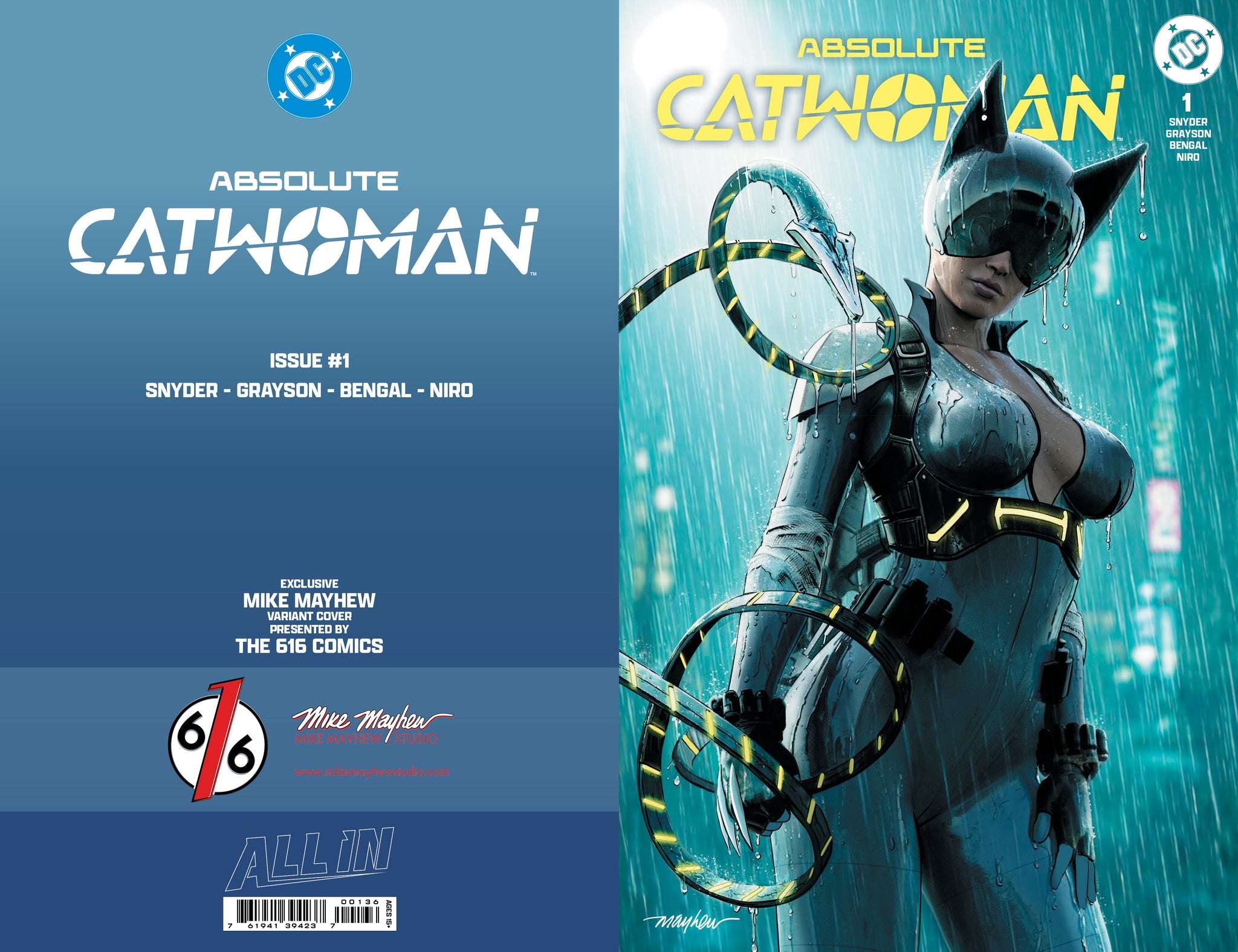 ABSOLUTE CATWOMAN #1 MIKE MAYHEW 616 COMICS Trade Dress Variant A