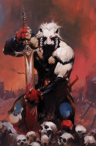 INVINCIBLE UNIVERSE BATTLE BEAST #4 ITO Virgin Spot Foil Oil Painting Variant LTD 750