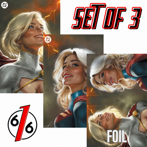 SUPERGIRL #3 LUCIO PARRILLO & CARLA COHEN FOIL Variant Set Of 3 LTD 1000