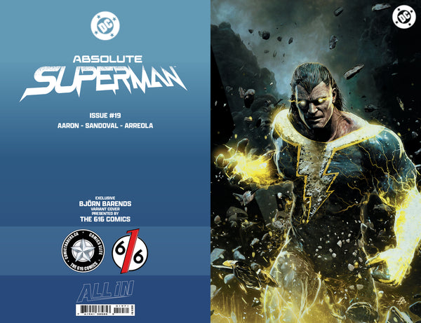 ABSOLUTE SUPERMAN #19 BJORN BARENDS 616 COMICS Virgin Variant B LTD 1000