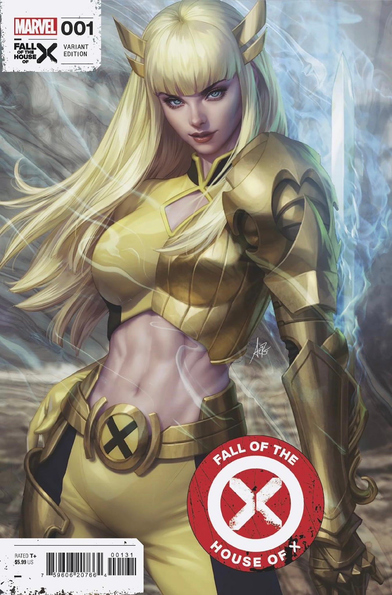 FALL OF THE HOUSE OF X #1 STANLEY ARTGERM LAU MAGIK Variant