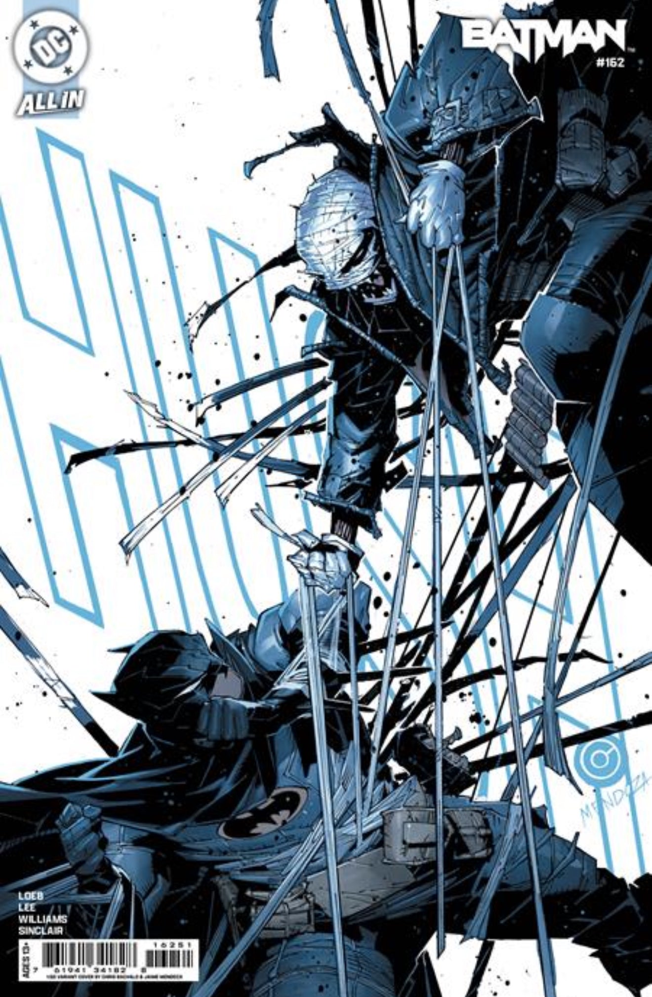 BATMAN #162 CHRIS BACHALO 1:50 Card Stock Ratio Variant Cvr H