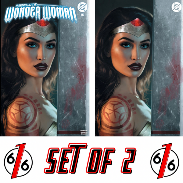 ABSOLUTE WONDER WOMAN #17 CARLA COHEN 616 COMICS Trade Dress & Virgin Variant AB Set LTD 1000