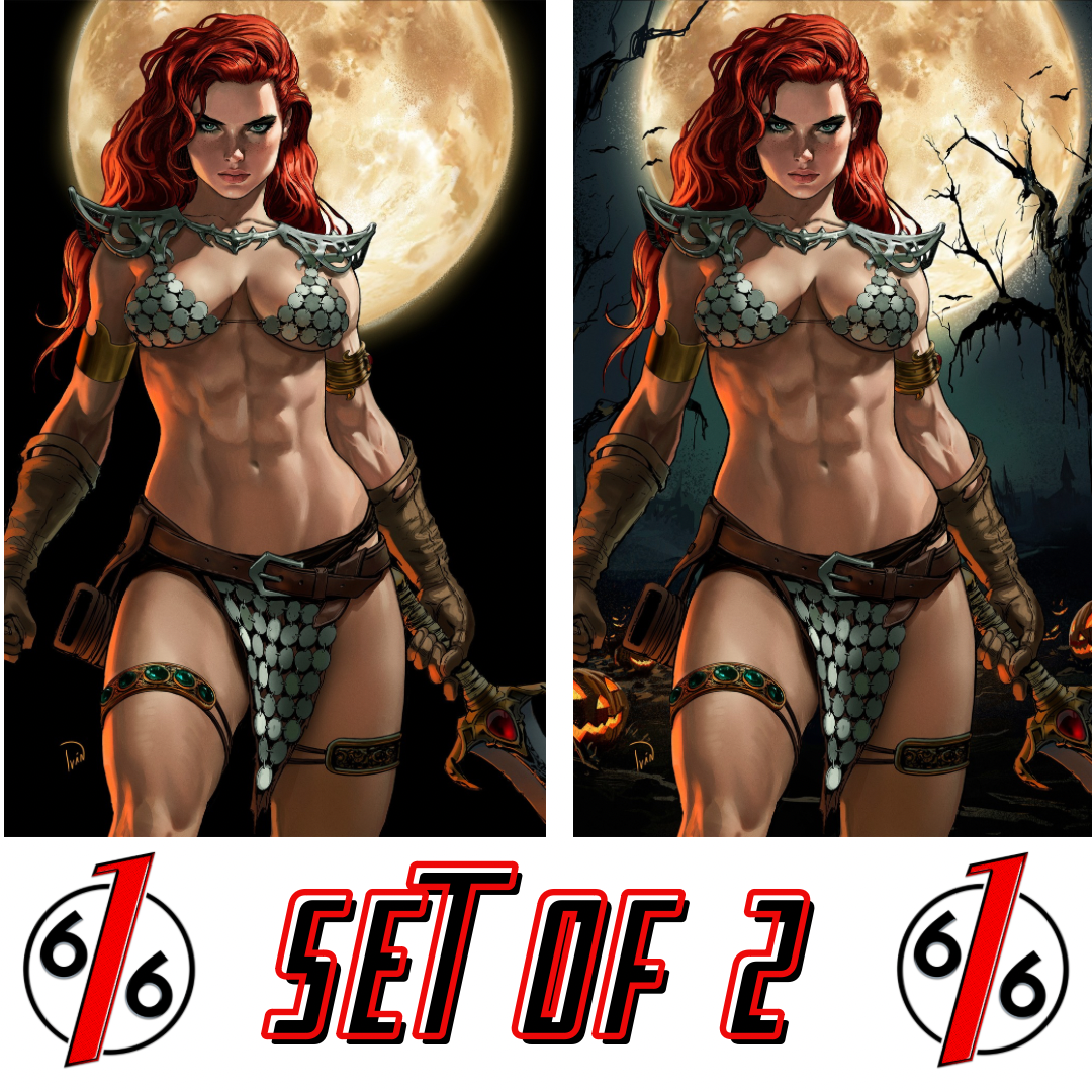 RED SONJA 15 IVAN TALAVERA 616 HALLOWEEN Virgin Variant AB Set LTD 500