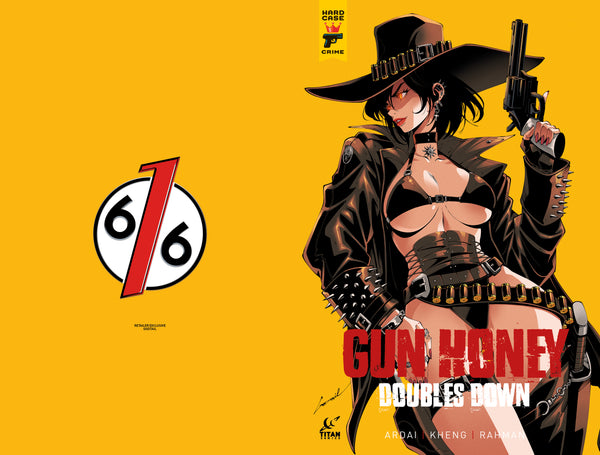 GUN HONEY DOUBLES DOWN #1 GODTAIL 616 COMICS Trade Dress & Virgin Variant AB Set LTD 500