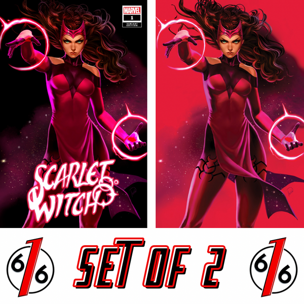 SCARLET WITCH #1 IVAN TALAVERA 616 Trade Dress & Virgin Variant AB Set LTD 600 COA