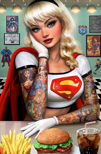 SUPERMAN 18-19 NATHAN SZERDY 616 DINER TATTOO Variant Set Of 6 LTD 1000