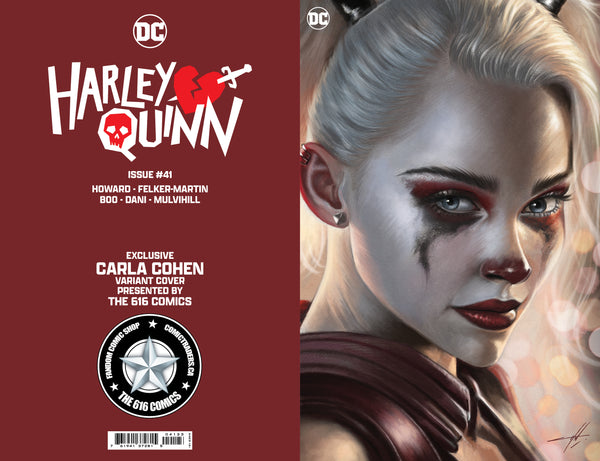 HARLEY QUINN #41 CARLA COHEN 616 Virgin FOIL C Variant LTD 800 COA