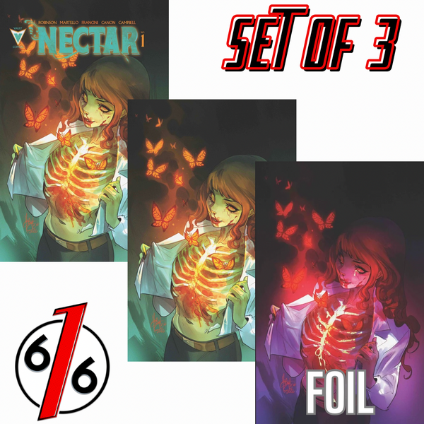 NECTAR #1 SECOND PRINTING MIRKA ANDOLFO 616 COMICS Variant ABC Set LTD 500
