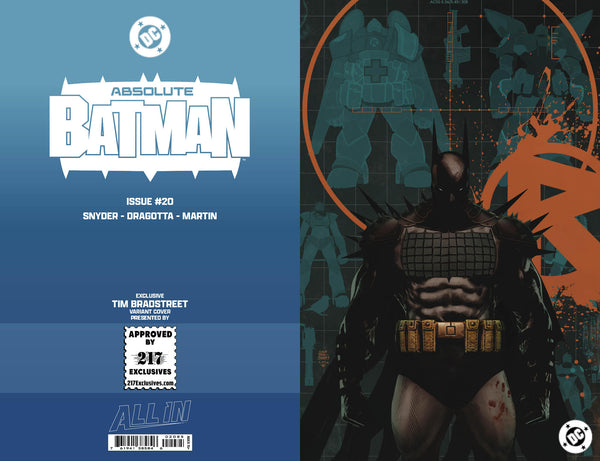 ABSOLUTE BATMAN #20 TIM BRADSTREET Virgin Variant B LTD 1000