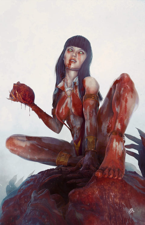 Vampirella Dark Reflections #1 Barends 616 Bloody Virgin Variant B Ltd 333 COA cover