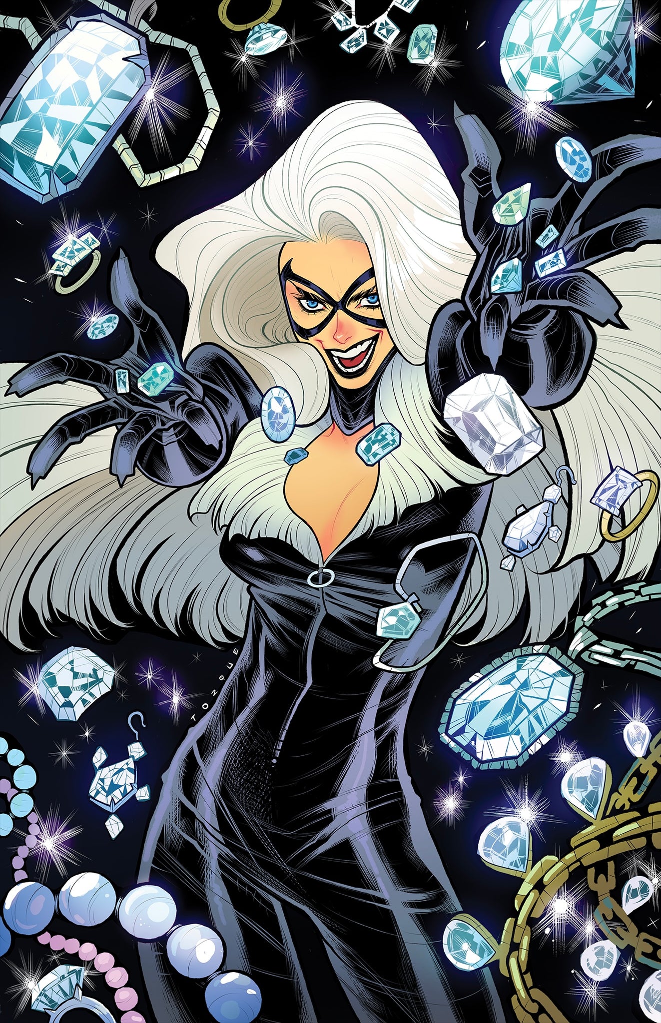 JACKPOT & BLACK CAT #1 ELIZABETH TORQUE 1:100 Virgin Ratio Variant