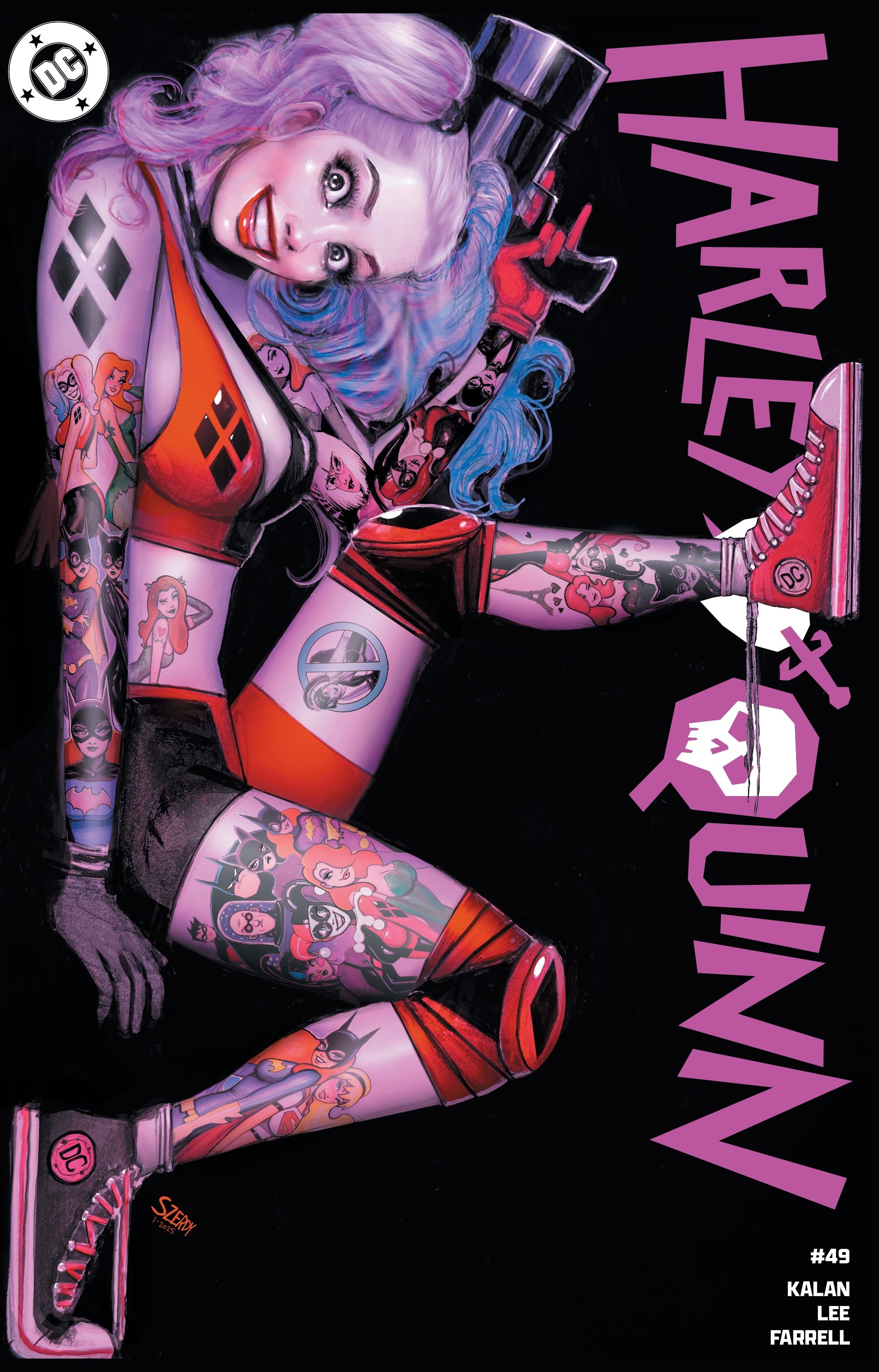 HARLEY QUINN #49-50 NATHAN SZERDY 616 Trade Dress Variant Set LTD