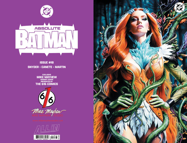 ABSOLUTE BATMAN #18 MIKE MAYHEW 616 COMICS Trade Dress & Virgin Variant AB Set LTD 1000