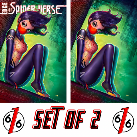 EDGE OF SPIDER-VERSE #1 SZERDY SILK Trade Dress & Virgin Variant Set