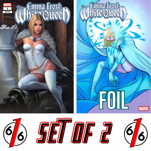 EMMA FROST WHITE QUEEN #1 SHANNON MAER & YAGAWA FOIL Variant Ltd 3000