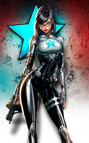 GI JOE #9 JAMIE TYNDALL 616 Virgin SPOT FOIL Variant B LTD 750