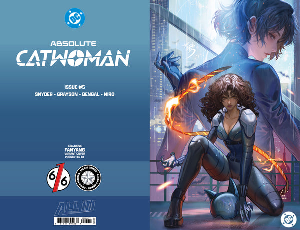 ABSOLUTE CATWOMAN #5 FAN YANG 616 COMICS Trade Dress & Virgin Variant AB Set LTD 1000