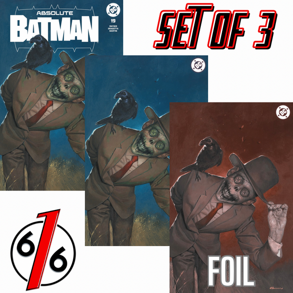 ABSOLUTE BATMAN #19 FABRIZIO DE TOMMASO 616 COMICS Variant ABC Set LTD 1000