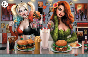 HARLEY QUINN #49 NATHAN SZERDY Calgary Fan Expo Horizontal Virgin FOIL Variant D LTD 1000
