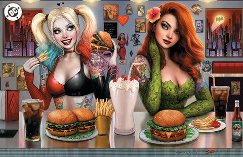 HARLEY QUINN #49 NATHAN SZERDY Calgary Fan Expo Horizontal Virgin FOIL Variant D LTD 1000