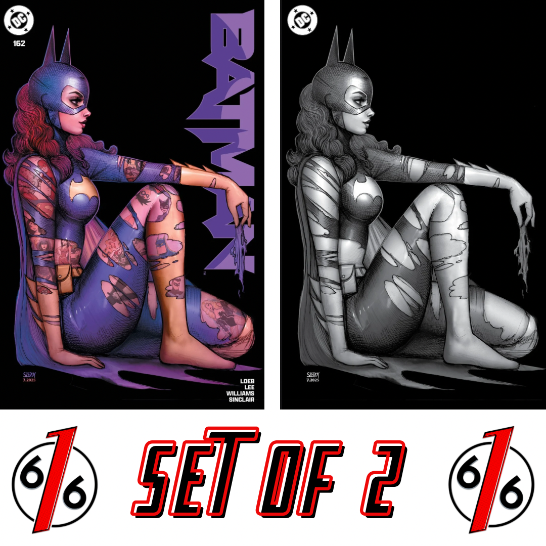 BATMAN #162 NATHAN SZERDY 616 Trade Dress & Virgin Tattoo Variant Set AB LTD 1000