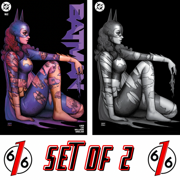 BATMAN #162 NATHAN SZERDY 616 Trade Dress & Virgin Tattoo Variant Set AB LTD 1000