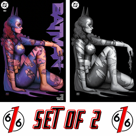 BATMAN #162 NATHAN SZERDY 616 Trade Dress & Virgin Tattoo Variant Set AB LTD 1000