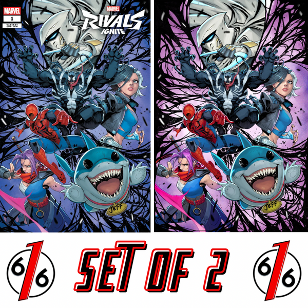 MARVEL RIVALS IGNITE #1 IBAN COELLO Trade Dress & Virgin Variant Set LTD 1000