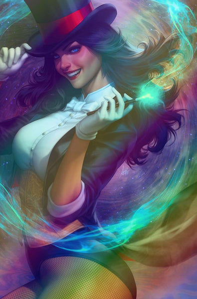 ZATANNA BRING DOWN THE HOUSE #1 CARLA COHEN & ARTGERM FOIL Variant Set LTD 3000