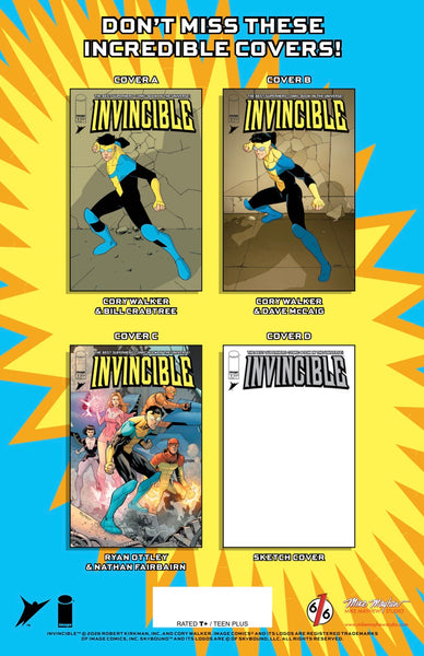INVINCIBLE FOIL EDITION #1 REPRINT MIKE MAYHEW 616 COMICS Trade Dress Gloss Foil Variant A LTD 1500