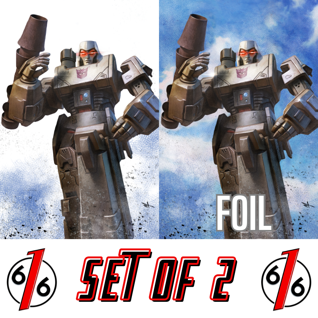 TRANSFORMERS #26 MARCO TURINI 616 COMICS Virgin & FOIL Variant AB Set LTD 750