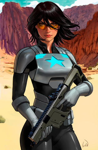 GI JOE #7 IVAN TALAVERA 616 COMICS Virgin FOIL Variant B LTD 750