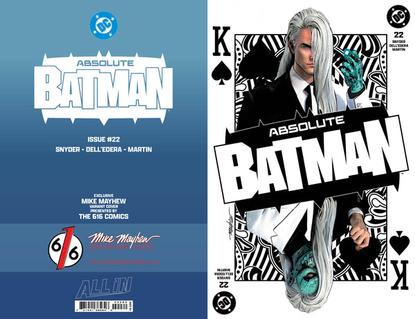 ABSOLUTE BATMAN #22 MIKE MAYHEW 616 COMICS Trade Dress Variant A LTD 3000