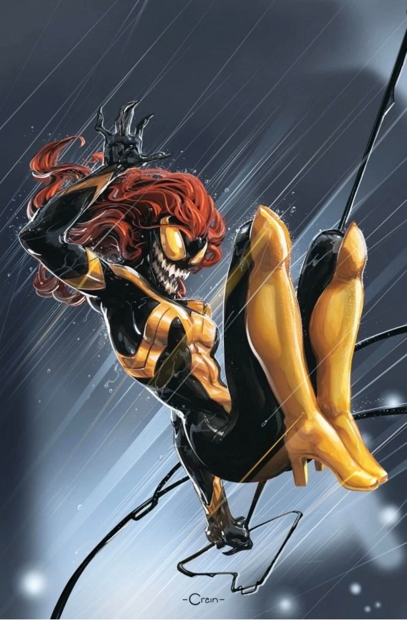 VENOM #259 Clayton Crain 1:100 Virgin Ratio Variant – The 616 Comics