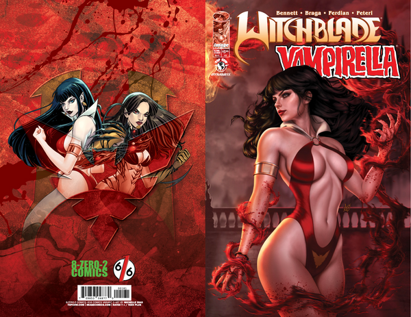 WITCHBLADE VAMPIRELLA 1 DAVID & MICHELLE DIAS 616 COMICS Variant ABCDEF Set Of 6 LTD 550