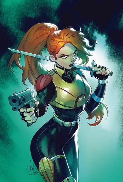 GI JOE #21 MIRKA ANDOLFO 616 COMICS Virgin & FOIL Variant AB Set SCARLETT LTD 750