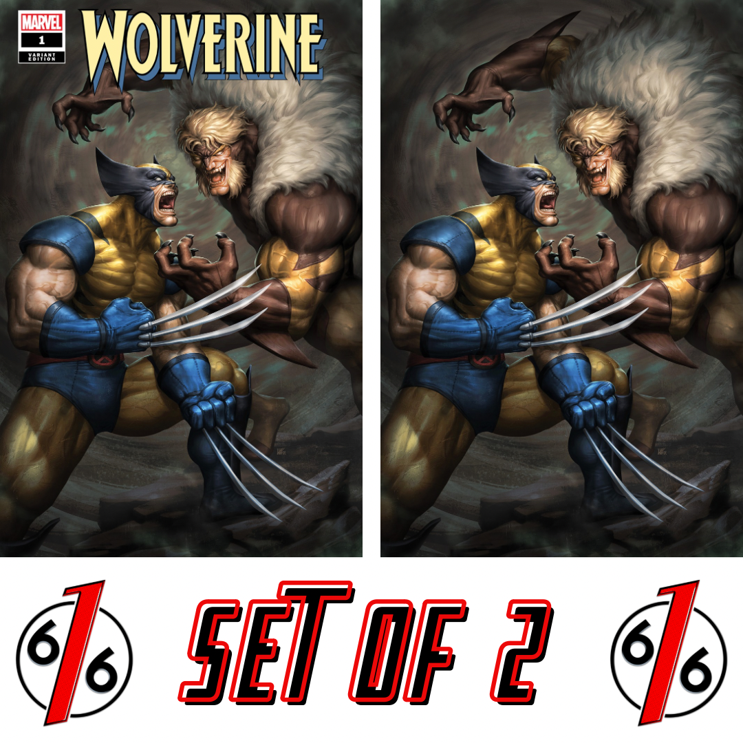 WOLVERINE #1 KENDRICK KUNKKA LIM 616 Trade Dress & Virgin Variant Set LTD 1000