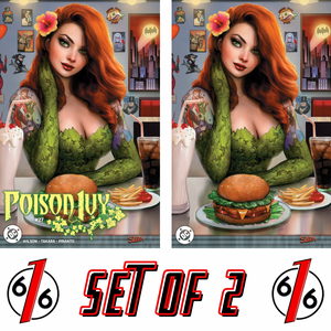 POISON IVY 27 SZERDY 616 DINER TATTOO Variant Set Of 2 AB LTD 1500