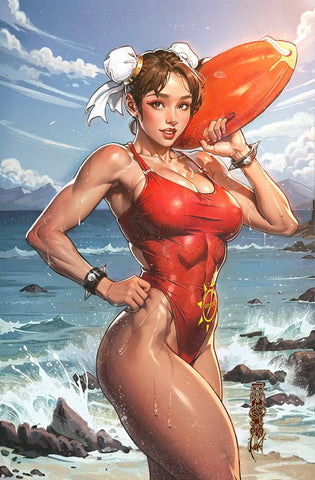 2024 STREET FIGHTER & FRIENDS SWIMSUIT SPECIAL #1 CEDRIC POULAT 616 Virgin Variant B LTD 500