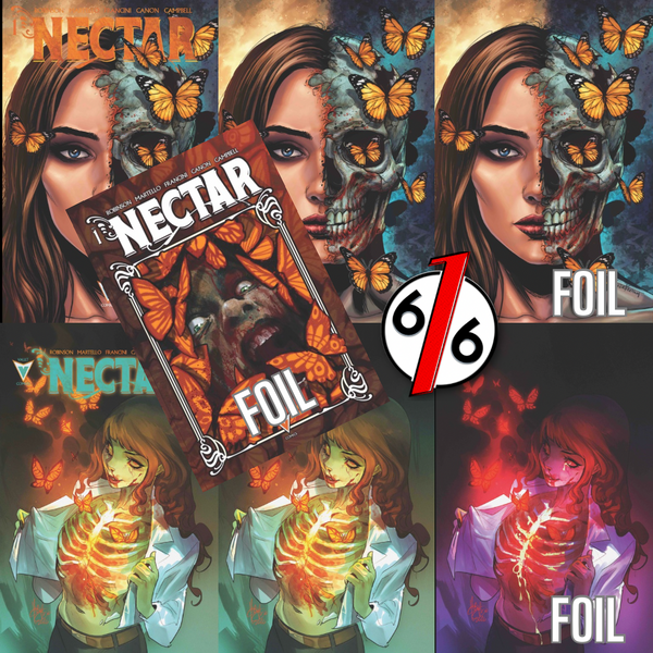 NECTAR #1 SECOND PRINTING TYLER KIRKHAM & MIRKA ANDOLFO & JASON SHAWN ALEXANDER Variant Set Of 7 LTD 500