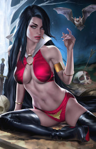 VAMPIRELLA #672 JOSH BURNS 616 Virgin Variant A LTD 500